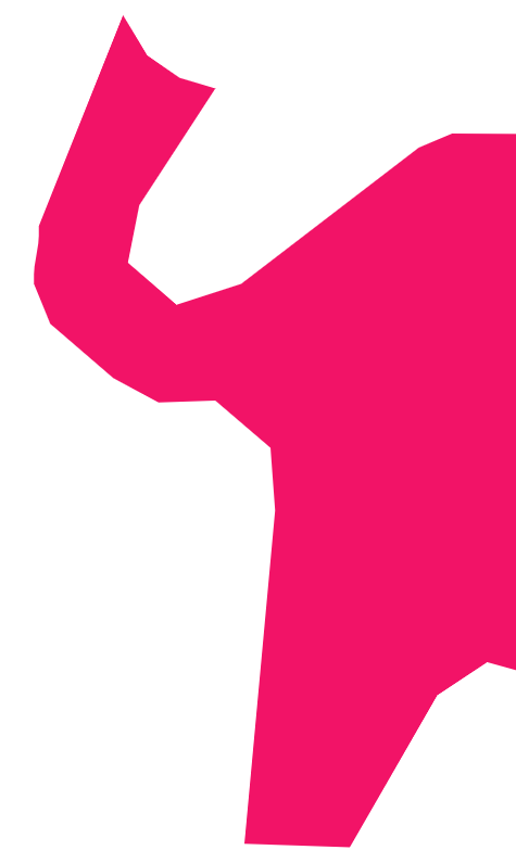 olifant rechtop middelgroot half